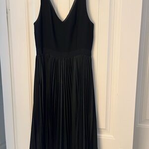 Banana Republic Classic Black dress , with pleated bottom